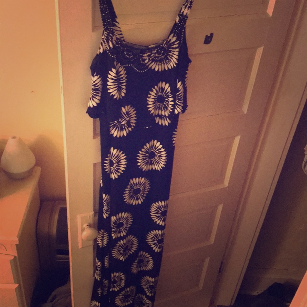 Faith brand, floor length flowy dress